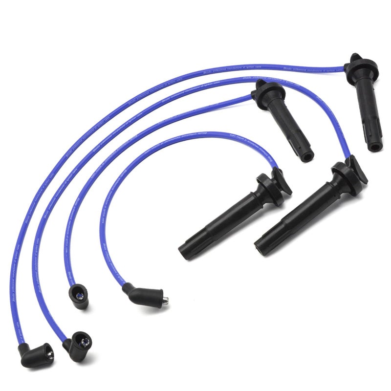 Ynovvo 4Pcs 6714305 Spark Plug Wire Set for Subaru Forester 20052008 Impreza 20052010 Legacy 20052009 Outback 20052009 for Saab 92X 20052006 Replace OE RCFX101 55004